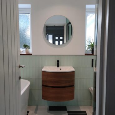 Art Deco styled bathroom