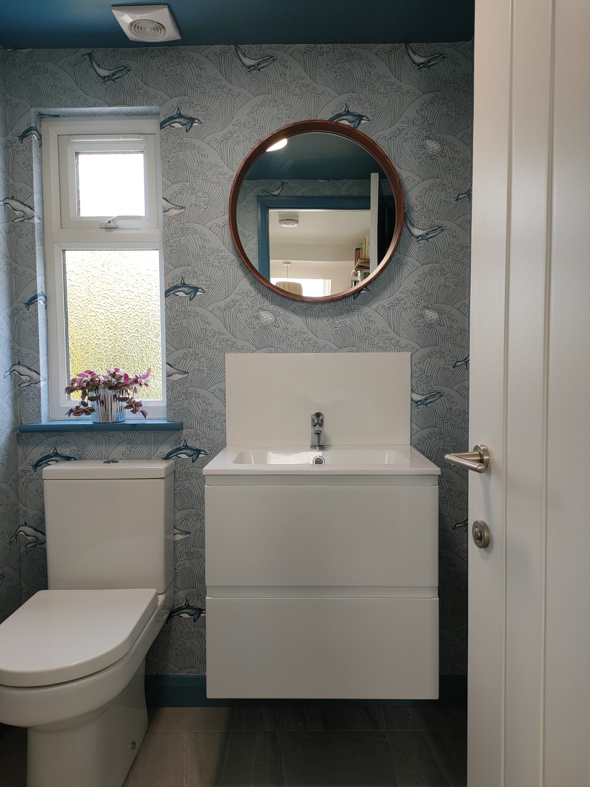 Colour Drench Cloakroom main view